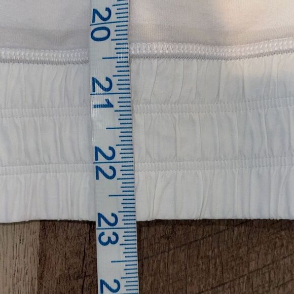 Lululemon Womens Twin Stripe Nimbus Full Zip Blissed Out Jacket White Gray Small - Picture 8 of 8